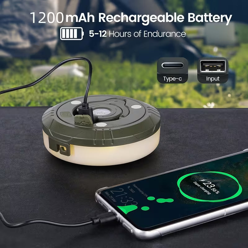 4 in 1 rechargable and retractable string lights