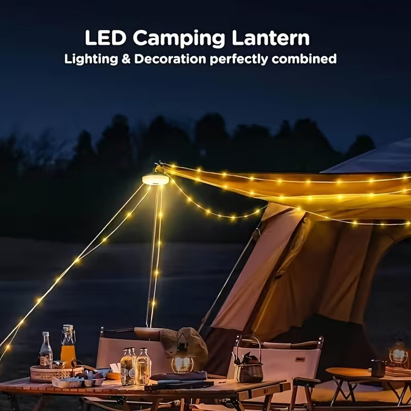 4 in 1 rechargable and retractable string lights